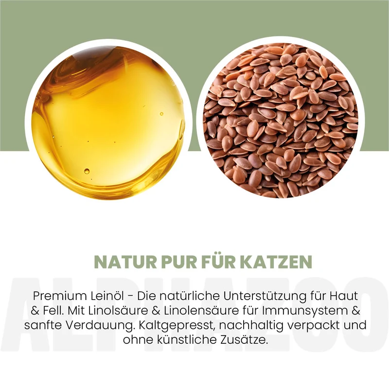 Leinöl fir Kazen