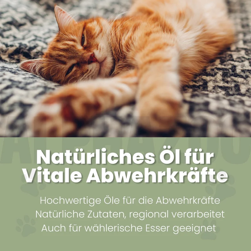 Alpha-Immun Futteröl für Katzen