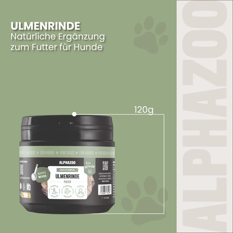 Ulmenrinde Pulver fir Hënn