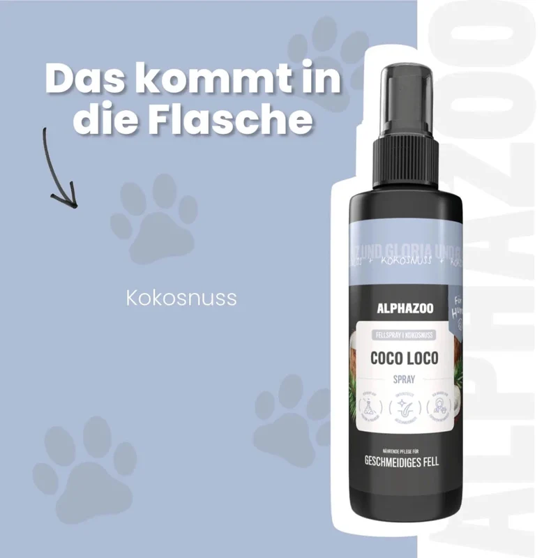 Coco Loco Fellspray fir Hunde