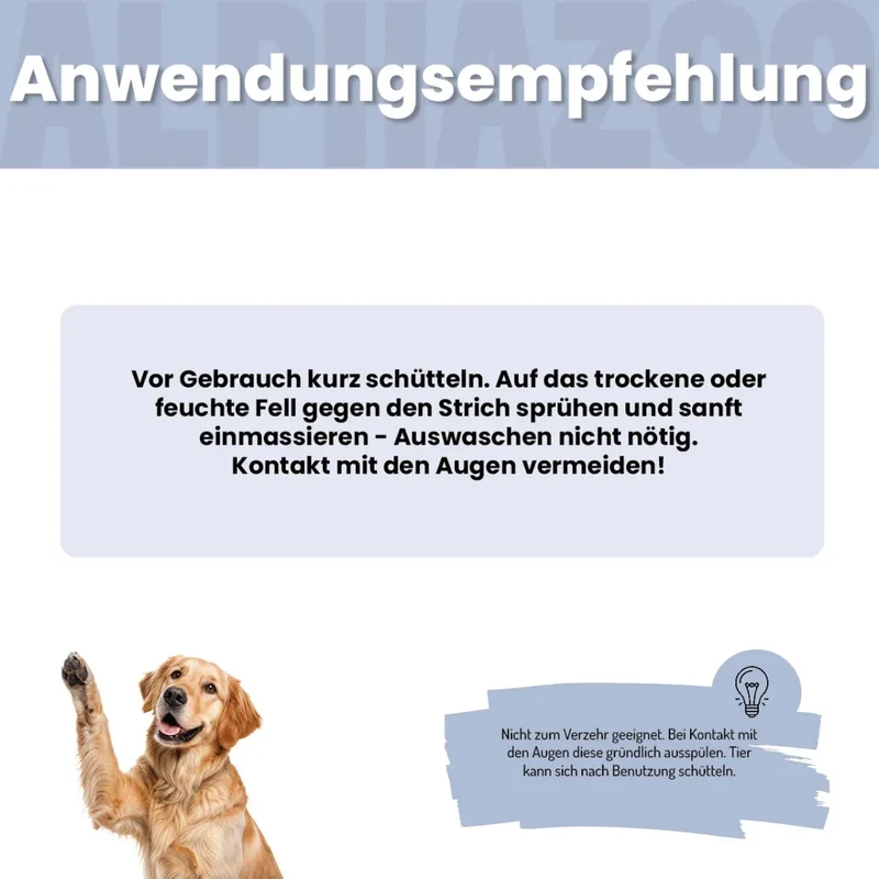 Coco Loco Fellspray fir Hunde