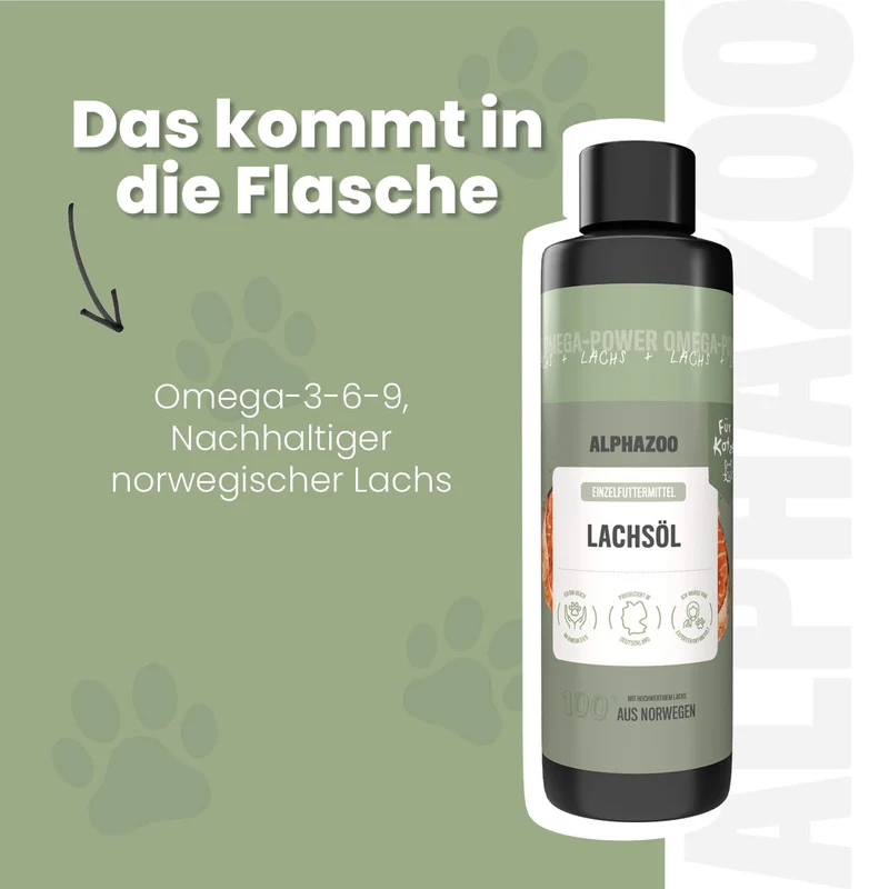 Lachsöl fir Kazen