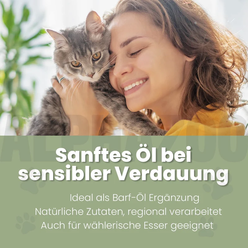 Pupsbremse Futteröl für Katzen