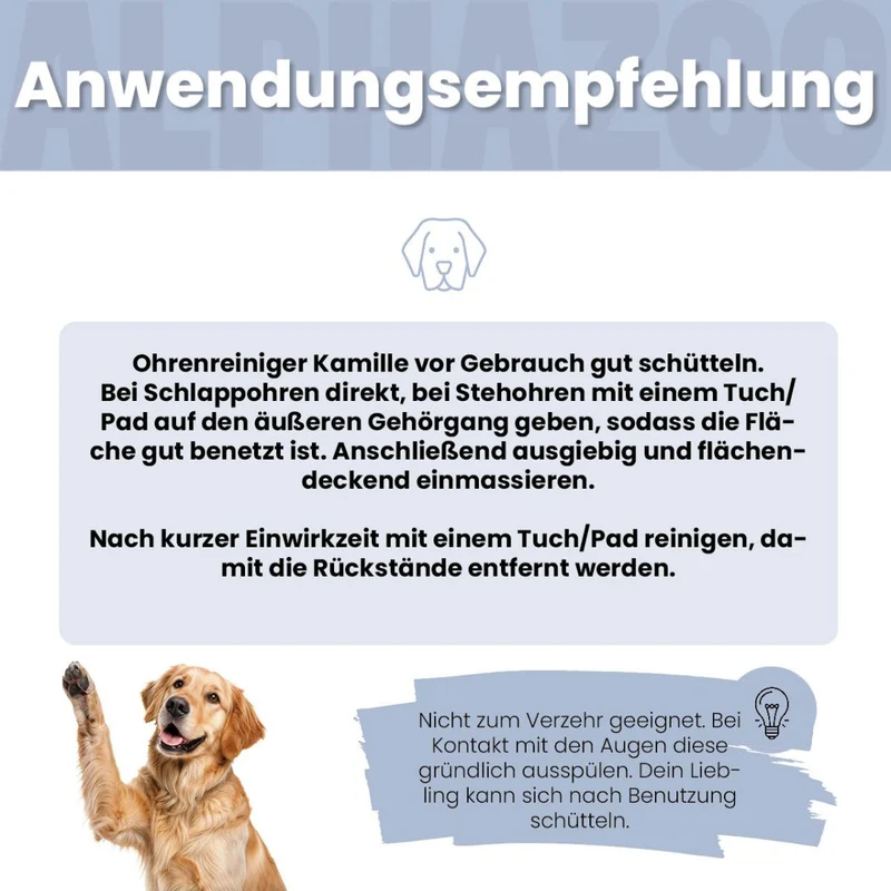 Lauscher-Auf Ohrenreiniger für Hunde