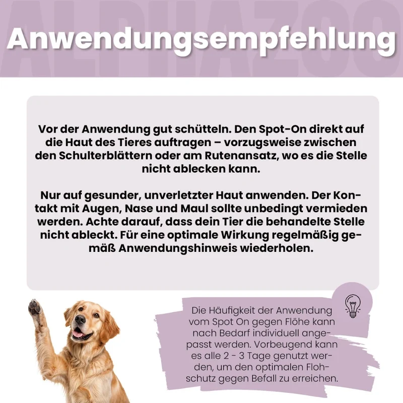 ByeByeVloh Spot-On für Hunde