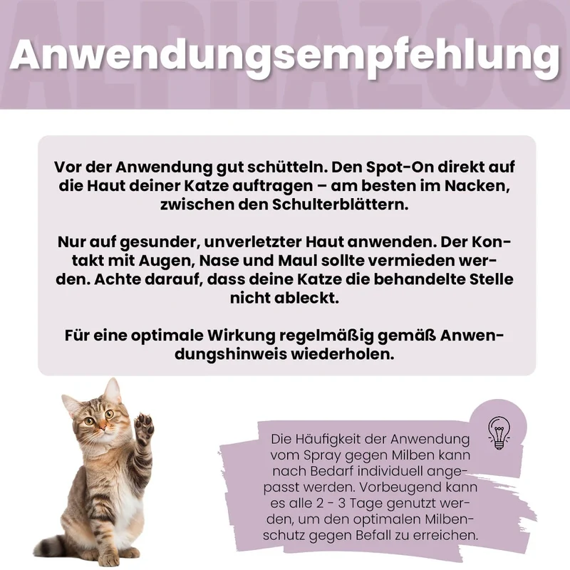 MilbHunter Spot-On pou Katzen