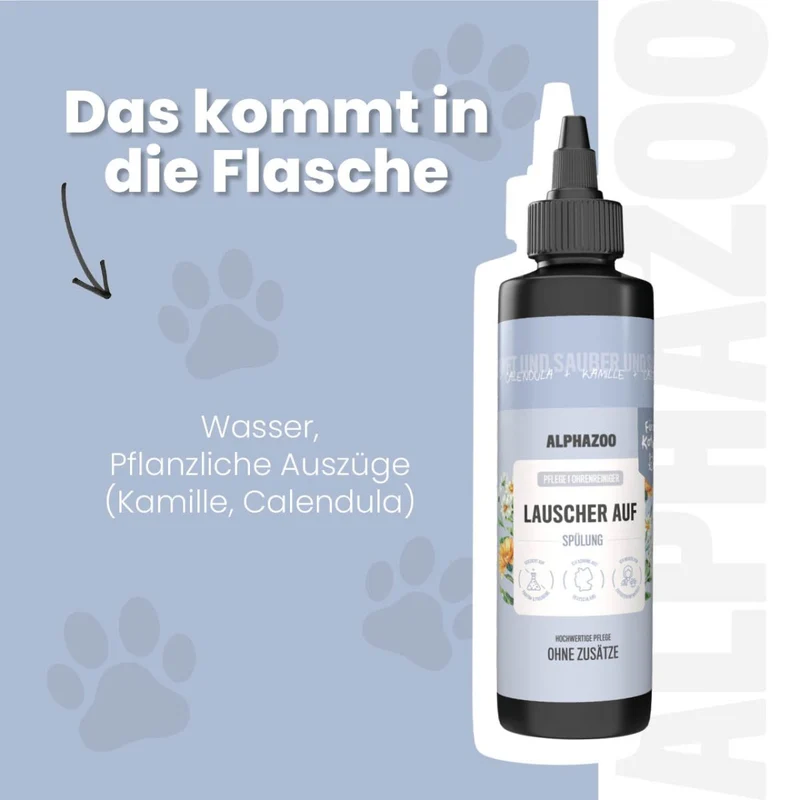 Lauscher-Auf Ohrenreiniger für Katzen