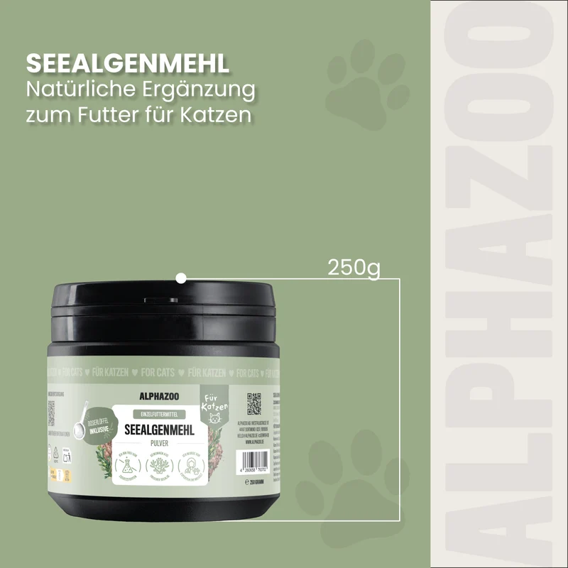 Seealgenmehl für Katzen