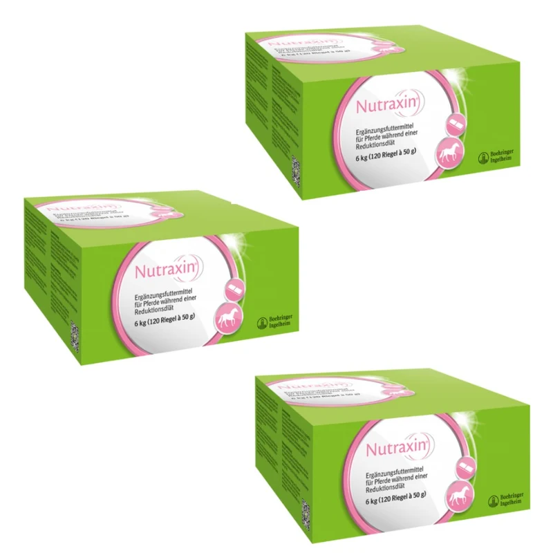Nutraxin 3 x120 Riegel Sparpack