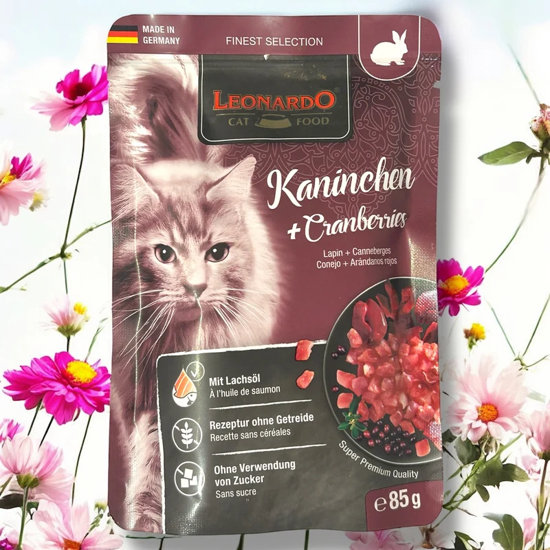 Leonardo Finest Selection Kaninchen + Cranberries, 85g