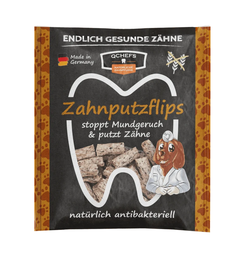 QCHEFS Zahnputzflips Hund