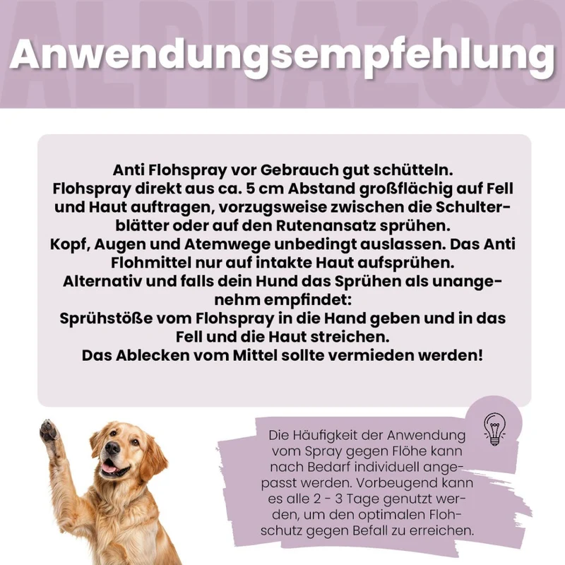 ByeByeVloh Flohspray für Hunde