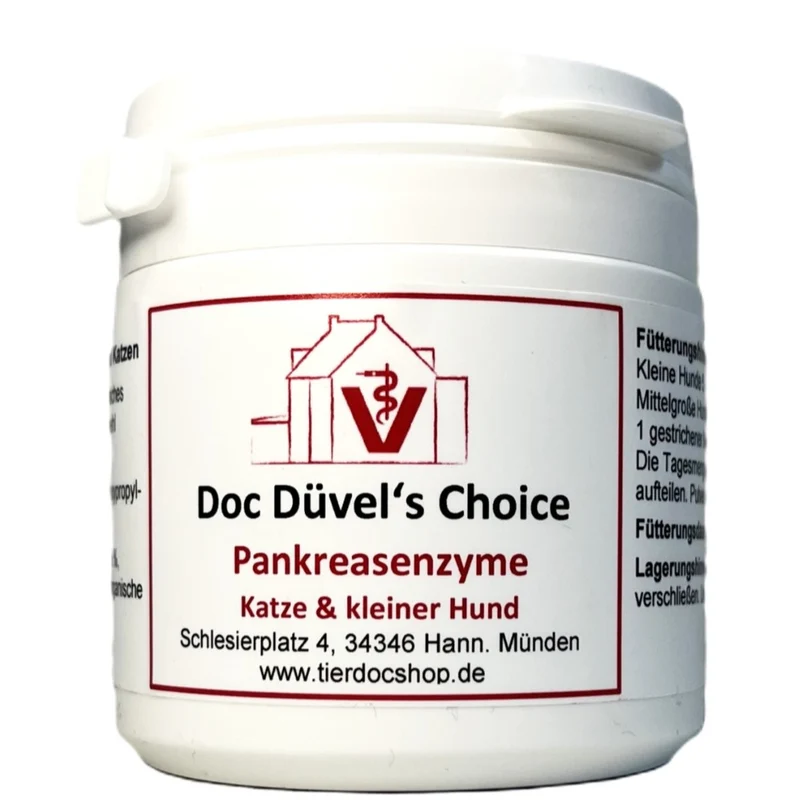 Doc Düvel's Choice Pankreasenzyme Katze & kleiner Hund 60g Almazyme