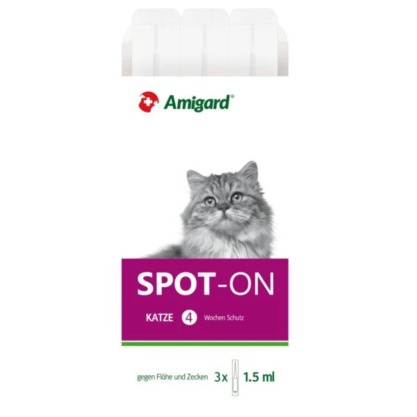 Amigard Spot-on Katze 3 x 1,5ml