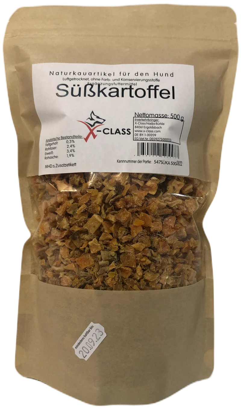 Süßkartoffeln, getrocknet, 250g
