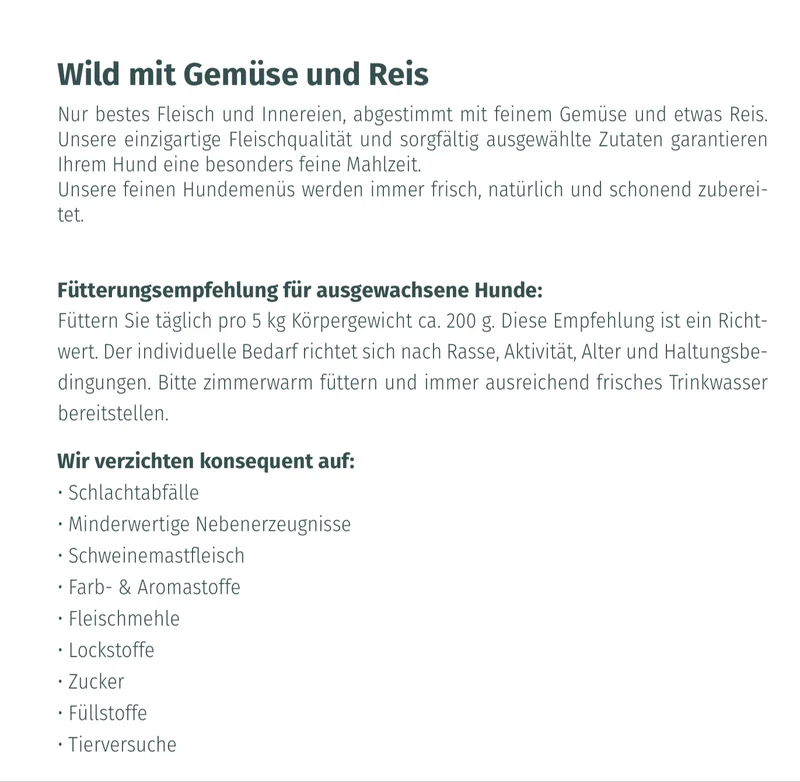Wild mit Gemüse und Reis