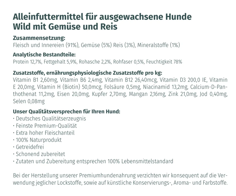 Wild mit Gemüse und Reis