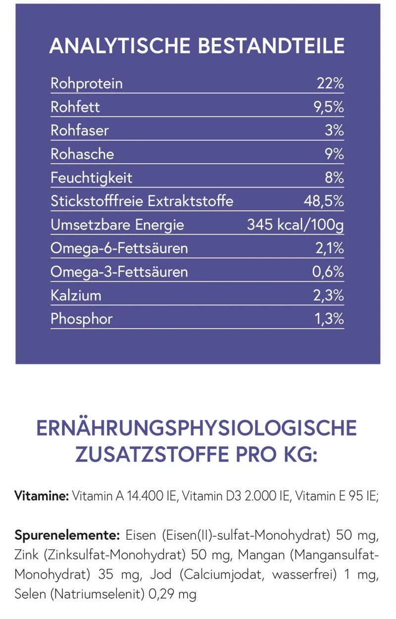Lamm mit Reis für ausgewachsene Hunde