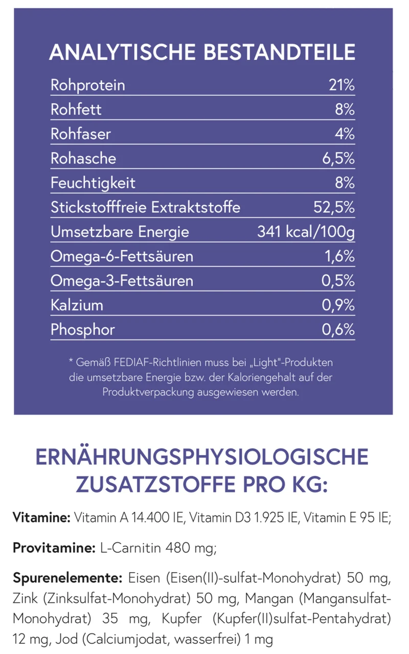 Fisch mit Reis für ausgewachsene Hunde - light oder ältere Hunde