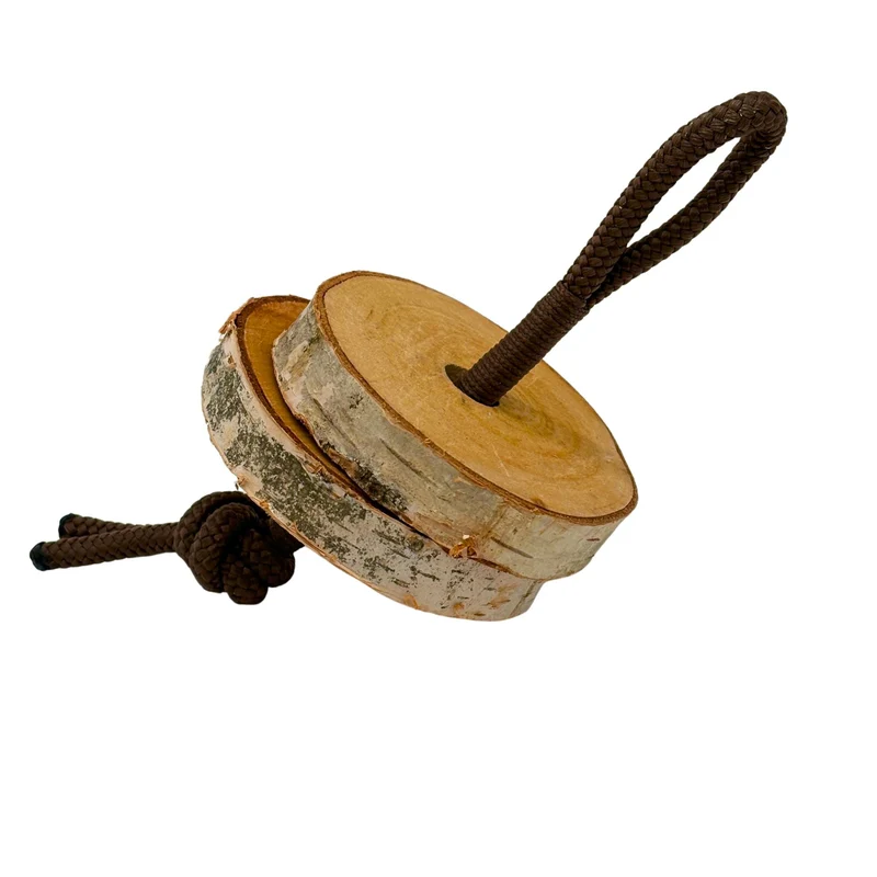 Birkenholz Halterung für Himalaya Lecksteine ​​(1kg) und Schleck Twister Spielzeuge