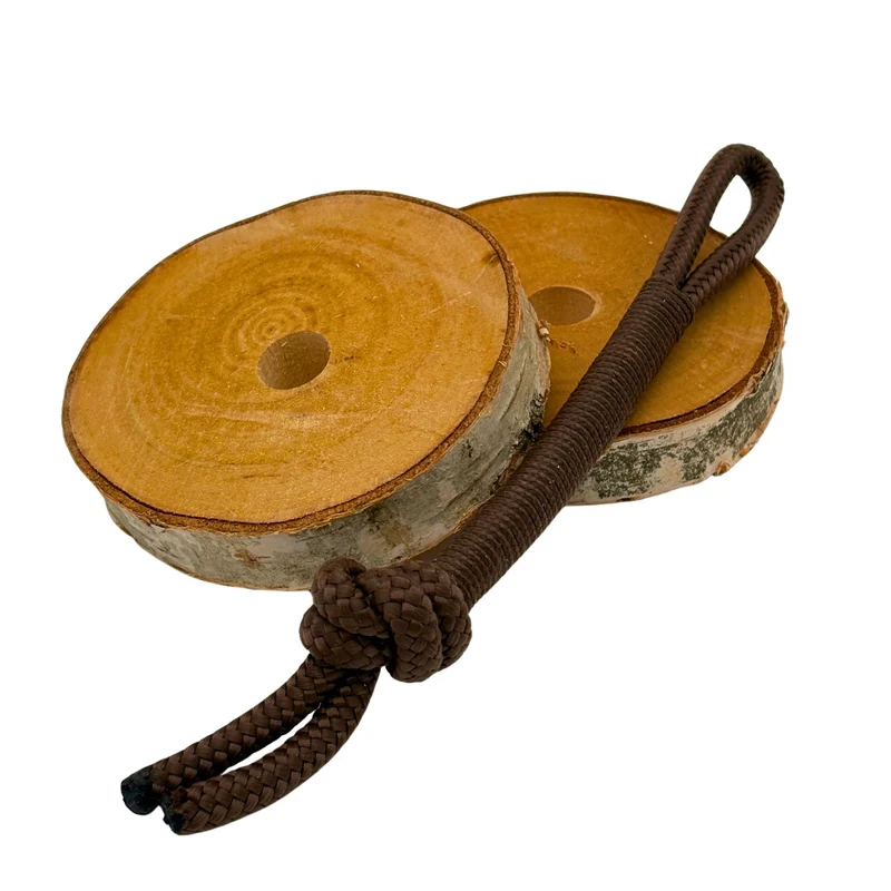 Birkenholz Halterung für Himalaya Lecksteine ​​(1kg) und Schleck Twister Spielzeuge