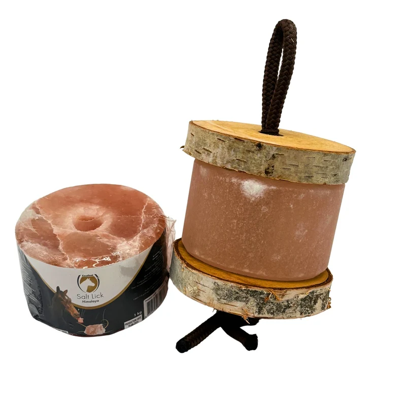 Birkenholz Halterung für Himalaya Lecksteine ​​(1kg) und Schleck Twister Spielzeuge
