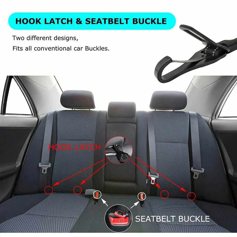 Auto Sicherheitsgurt für Hunde mit Adapter für Gurtschloss und Isofix