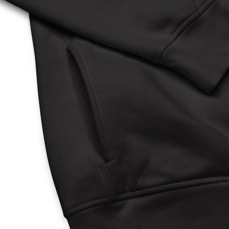 Debwazman 85% koton òganik 15% resikle Polyester Unisex Pullover Hoodie