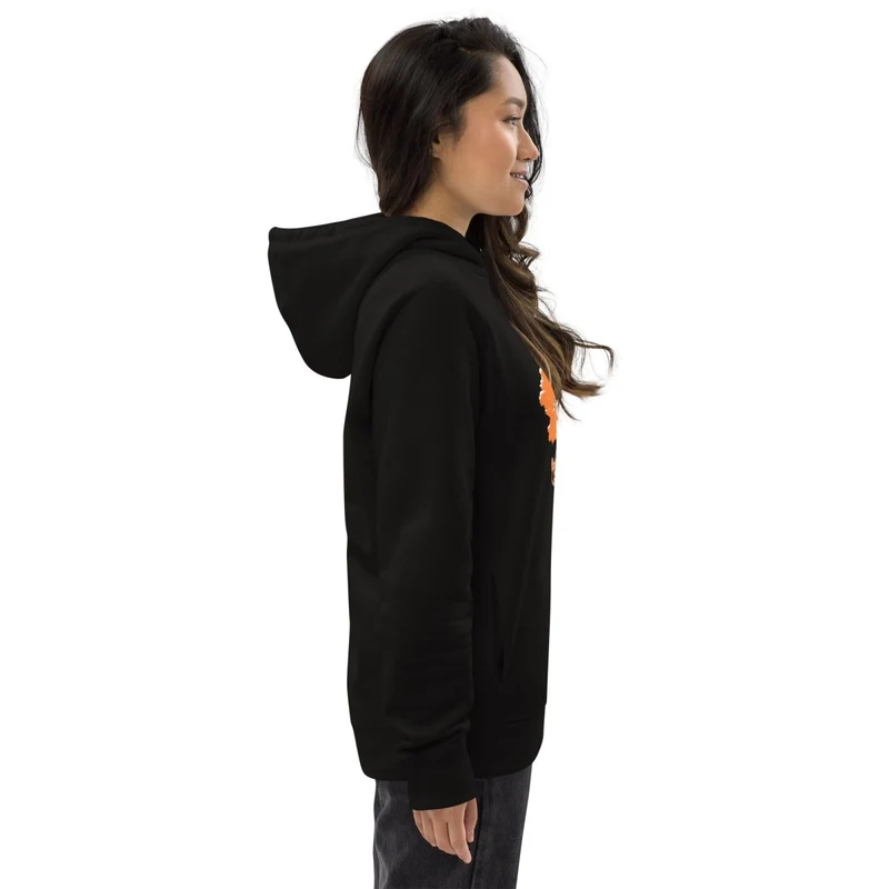Debwazman 85% koton òganik 15% resikle Polyester Unisex Pullover Hoodie