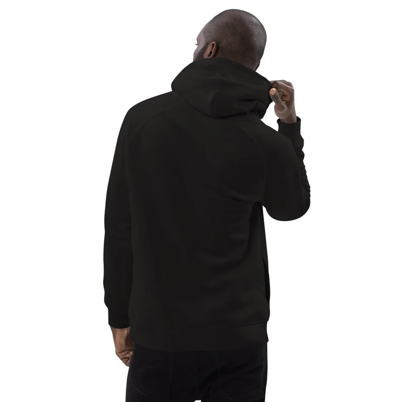 Debwazman 85% koton òganik 15% resikle Polyester Unisex Pullover Hoodie
