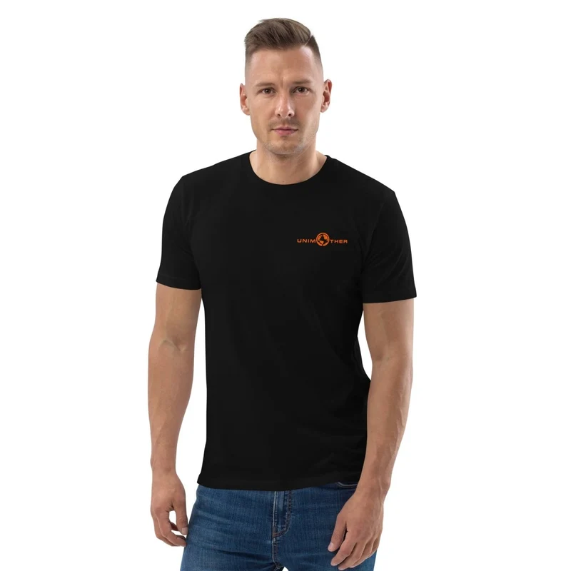 Nwa Unimother 100% koton òganik mayo Unisex