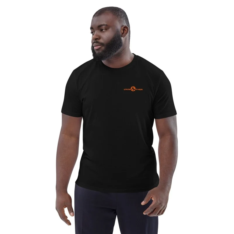 Nwa Unimother 100% koton òganik mayo Unisex