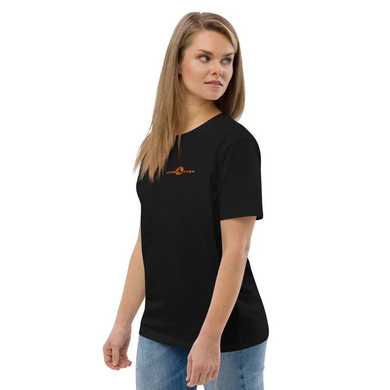 Nwa Unimother 100% koton òganik mayo Unisex