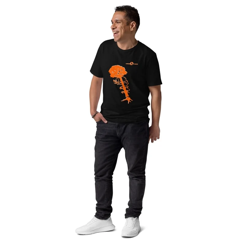 Debwazman 100% koton òganik mayo Unisex