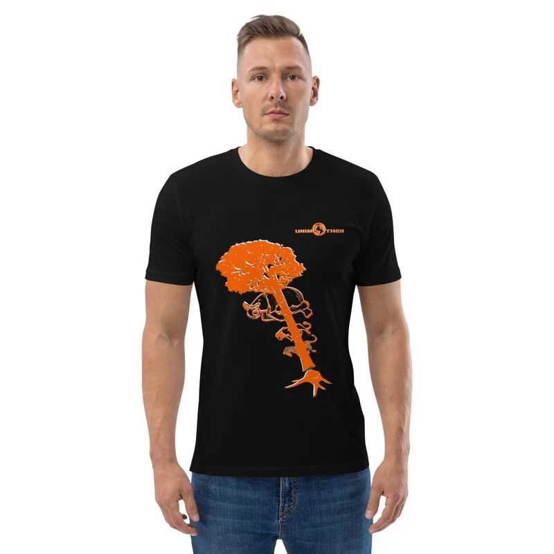 Debwazman 100% koton òganik mayo Unisex