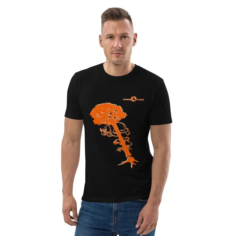 Debwazman 100% koton òganik mayo Unisex