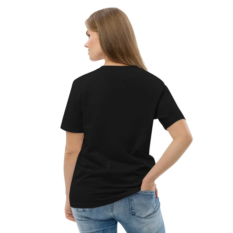 Debwazman 100% koton òganik mayo Unisex