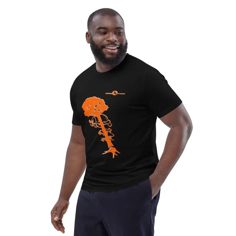 Debwazman 100% koton òganik mayo Unisex