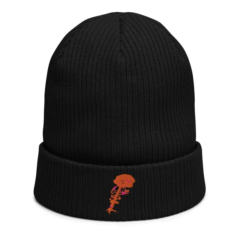 100% Organic Ribbed Koton Beanie
