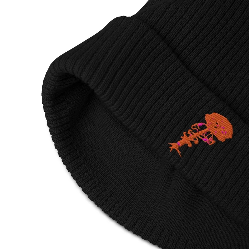 100% Organic Ribbed Koton Beanie