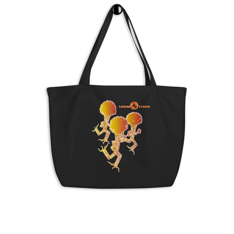 Kouri Forest gwo 100% òganik koton Tote Bag