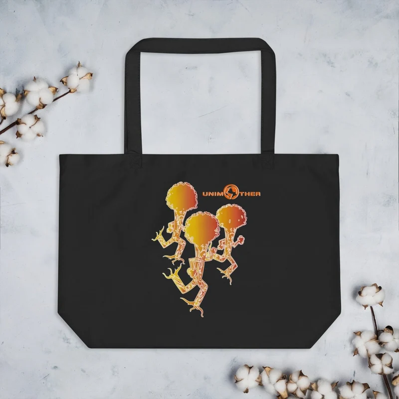 Kouri Forest gwo 100% òganik koton Tote Bag
