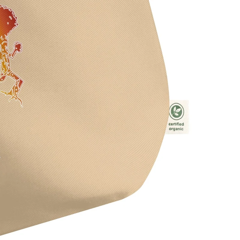 Kouri Forest gwo 100% òganik koton Tote Bag