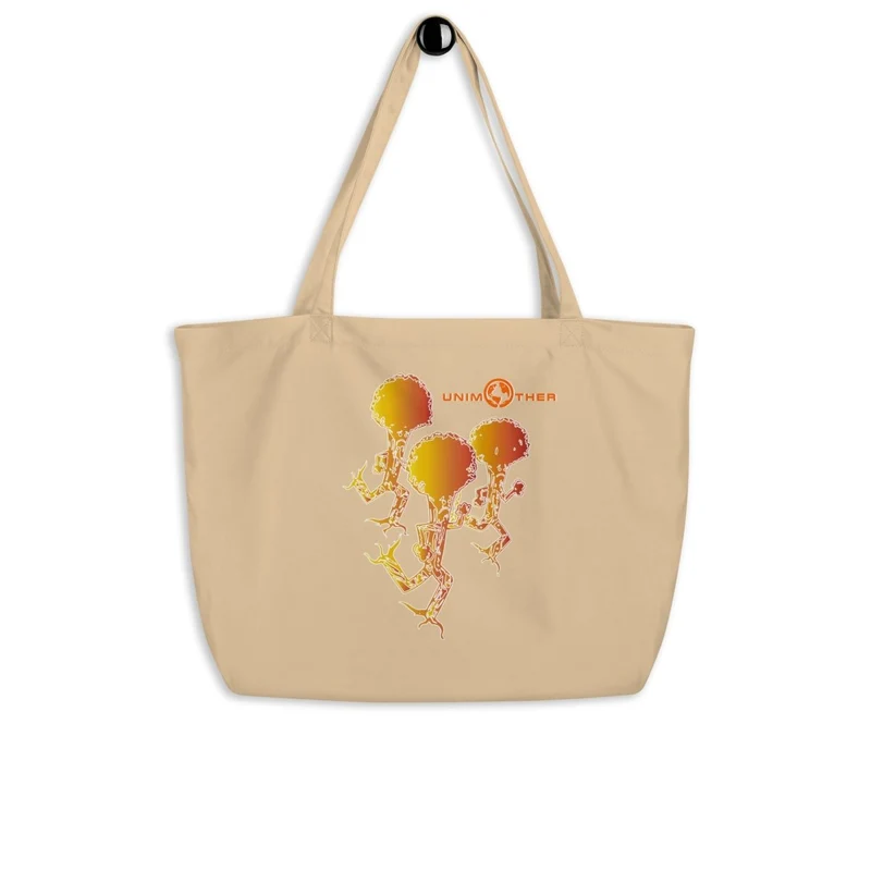 Kouri Forest gwo 100% òganik koton Tote Bag