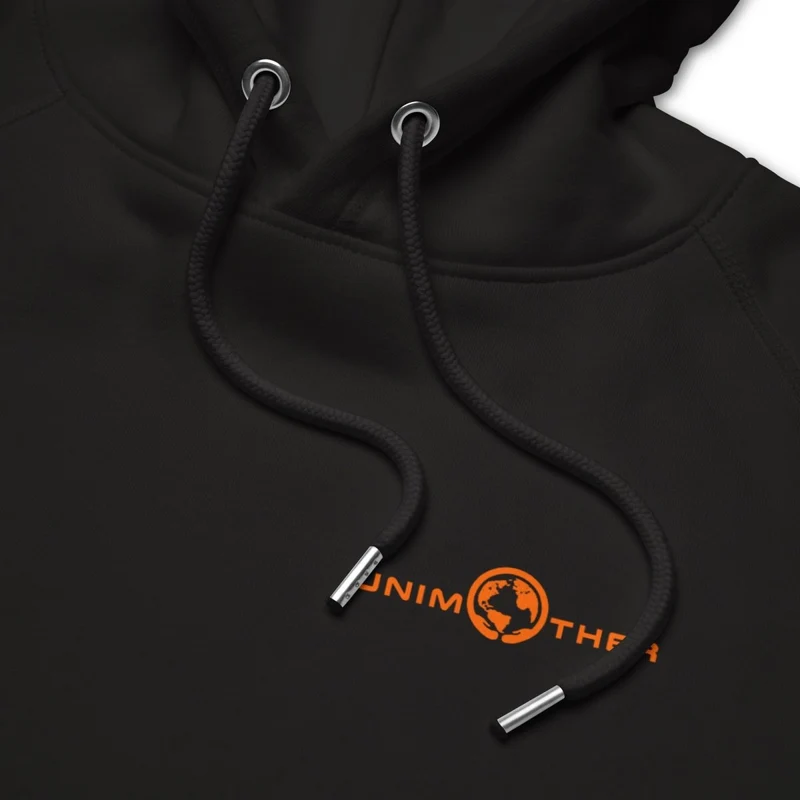 Nwa Unimother 85% koton òganik 15% resikle Polyester Unisex Pullover Hoodie