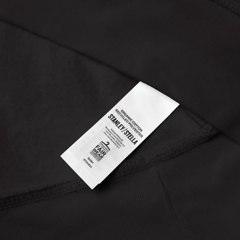 Nwa Unimother 85% koton òganik 15% resikle Polyester Unisex Pullover Hoodie