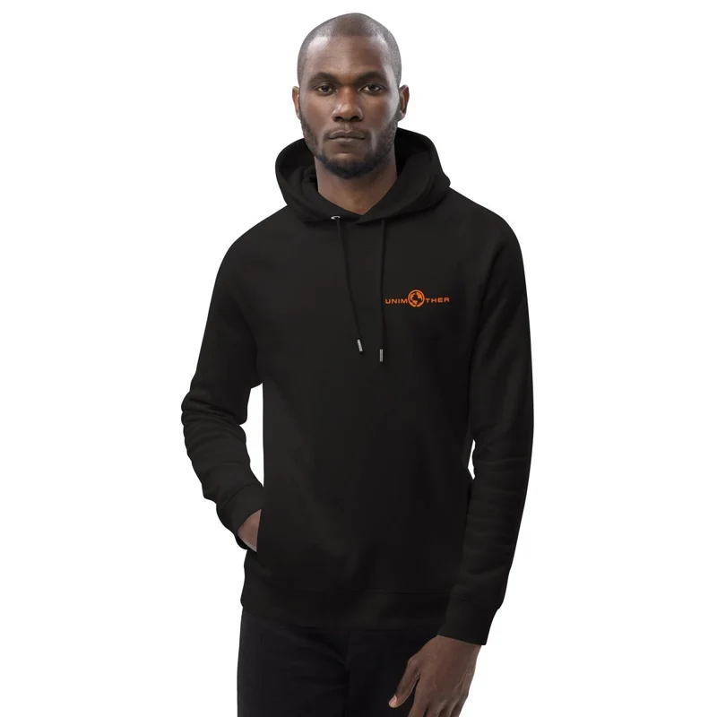 Nwa Unimother 85% koton òganik 15% resikle Polyester Unisex Pullover Hoodie