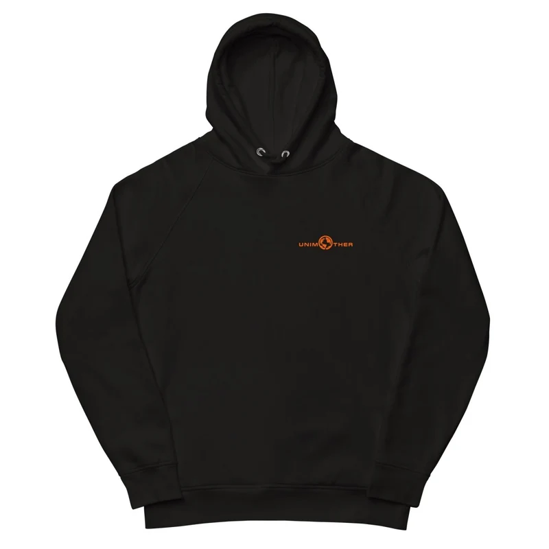 Nwa Unimother 85% koton òganik 15% resikle Polyester Unisex Pullover Hoodie