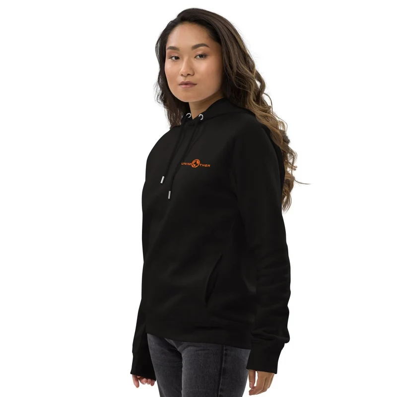 Nwa Unimother 85% koton òganik 15% resikle Polyester Unisex Pullover Hoodie