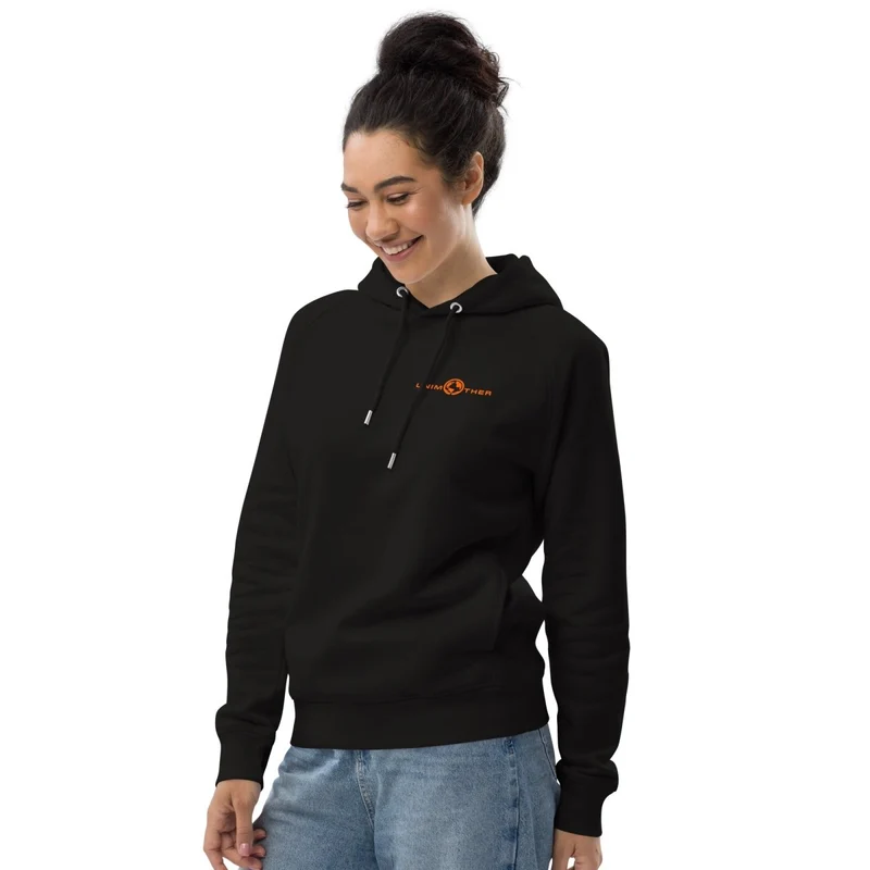 Nwa Unimother 85% koton òganik 15% resikle Polyester Unisex Pullover Hoodie